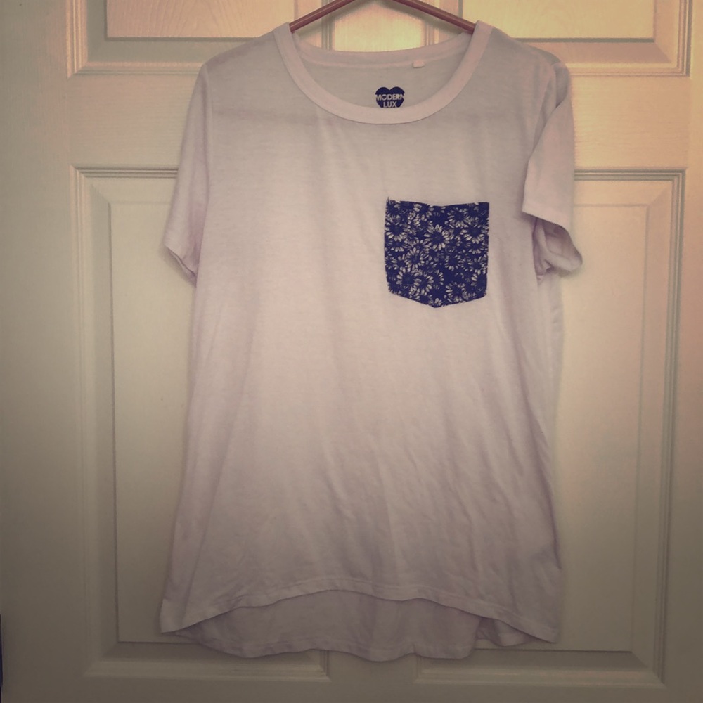 Cute Short Sleeve tee with a pocket!
